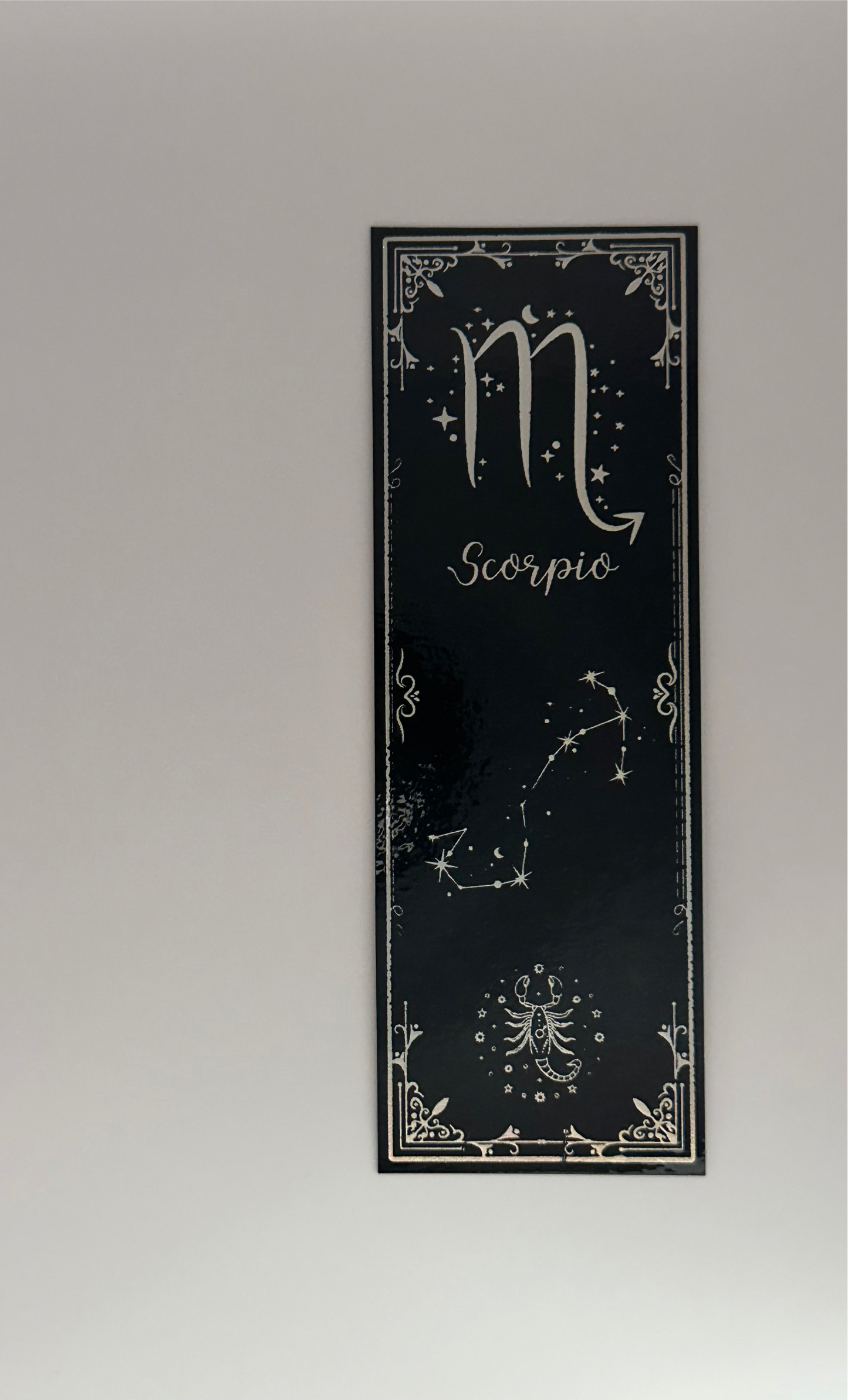 Scorpio - Foil Bookmark - (Silver Holographic)