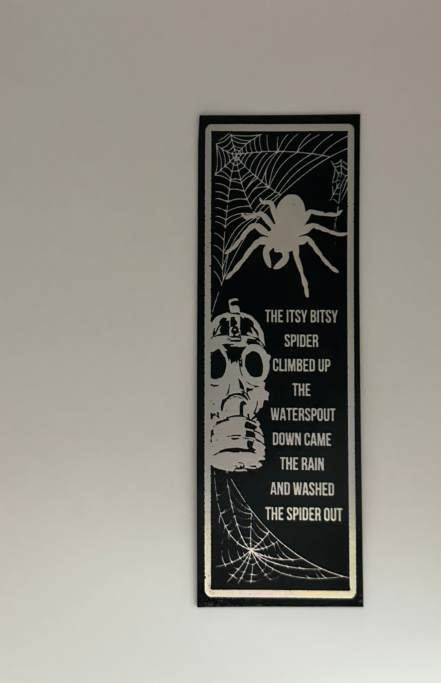 The Itsy Bitsy Spider - Foil Bookmark - (Silver Holographic)
