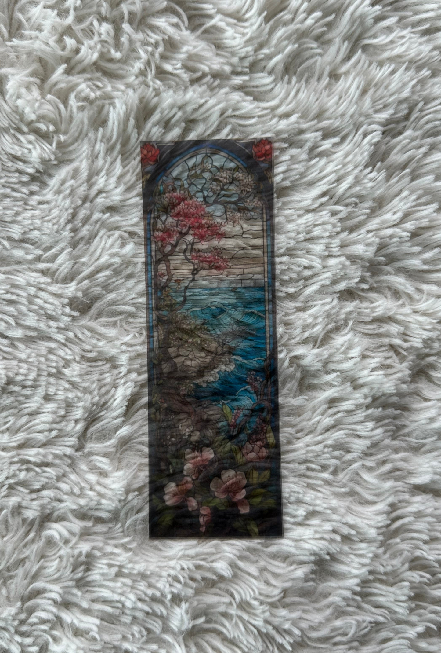 Stained Glass Style Landscape - Bookmark (32)