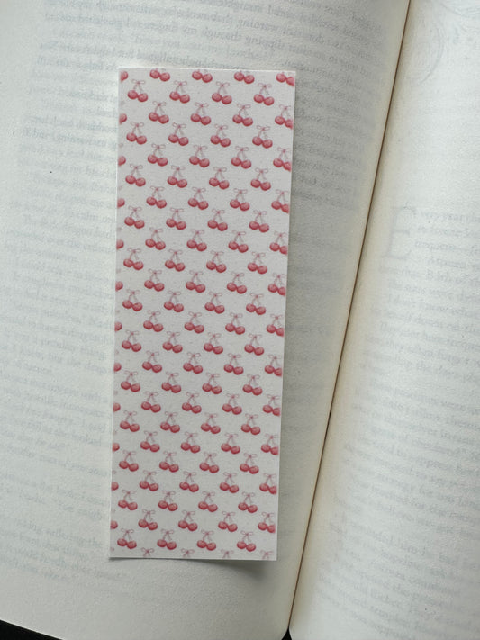 Cherries With Bows - Bookmark