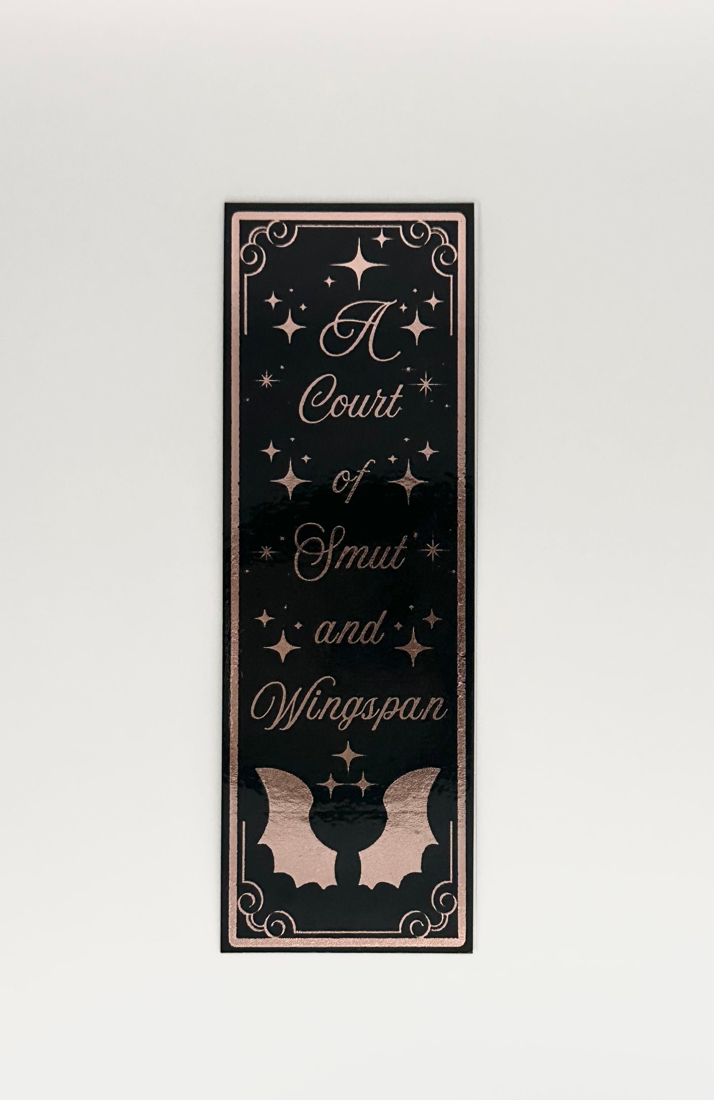 Smut & Wingspan - Foil Bookmark - (Rose Gold)
