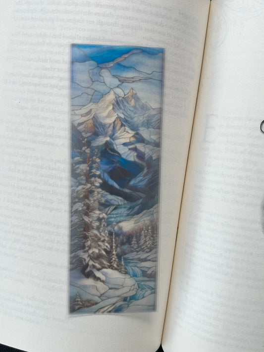 Stained Glass Style Landscape - Bookmark (27)