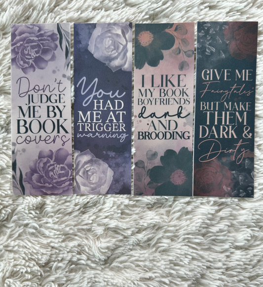 Trigger Warning Bookmark Bundle - 4 Pack