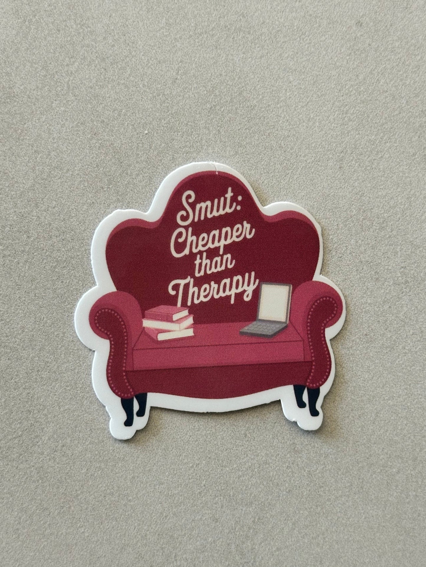 Smut: Cheaper Than Therapy - Sticker