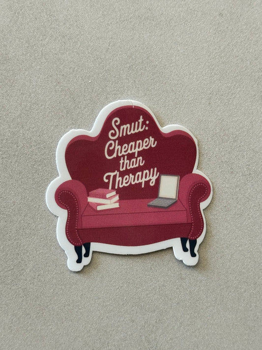 Smut: Cheaper Than Therapy - Sticker