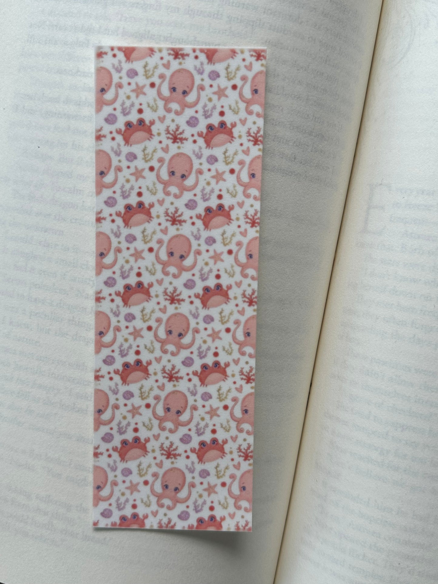 Crab & Octopus - Bookmark