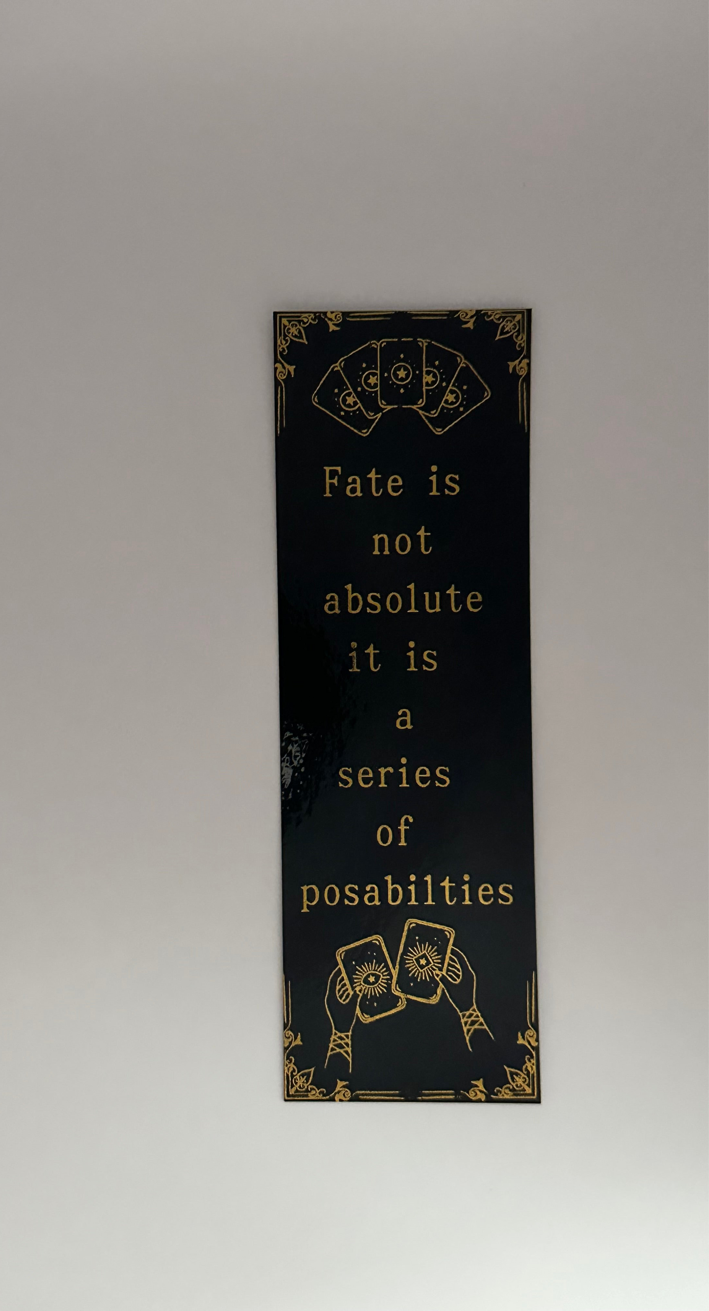 Fate - Foil Bookmark - (Gold)