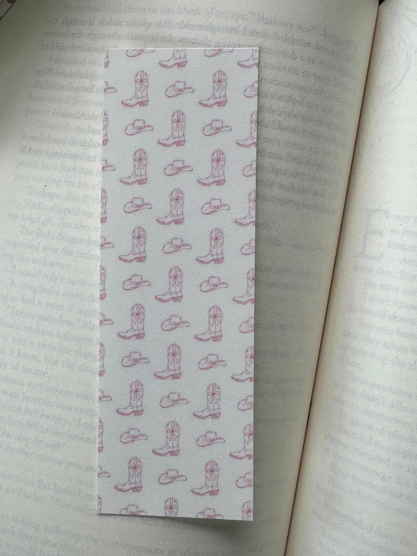 Pink Cowgirl - Bookmark