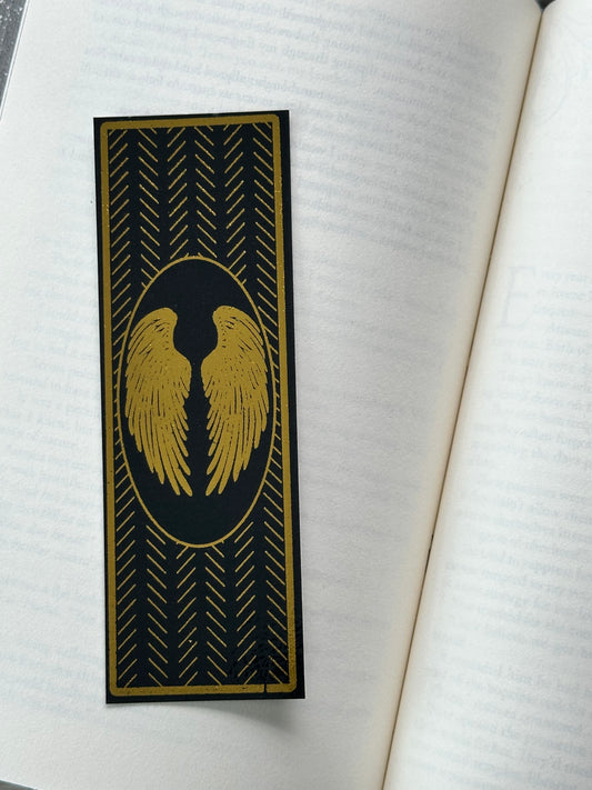 Feathered Wings - Foil Bookmark - (Gold)