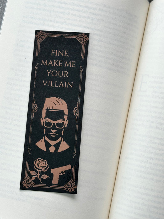 Villain - Foil Bookmark (Rose Gold)