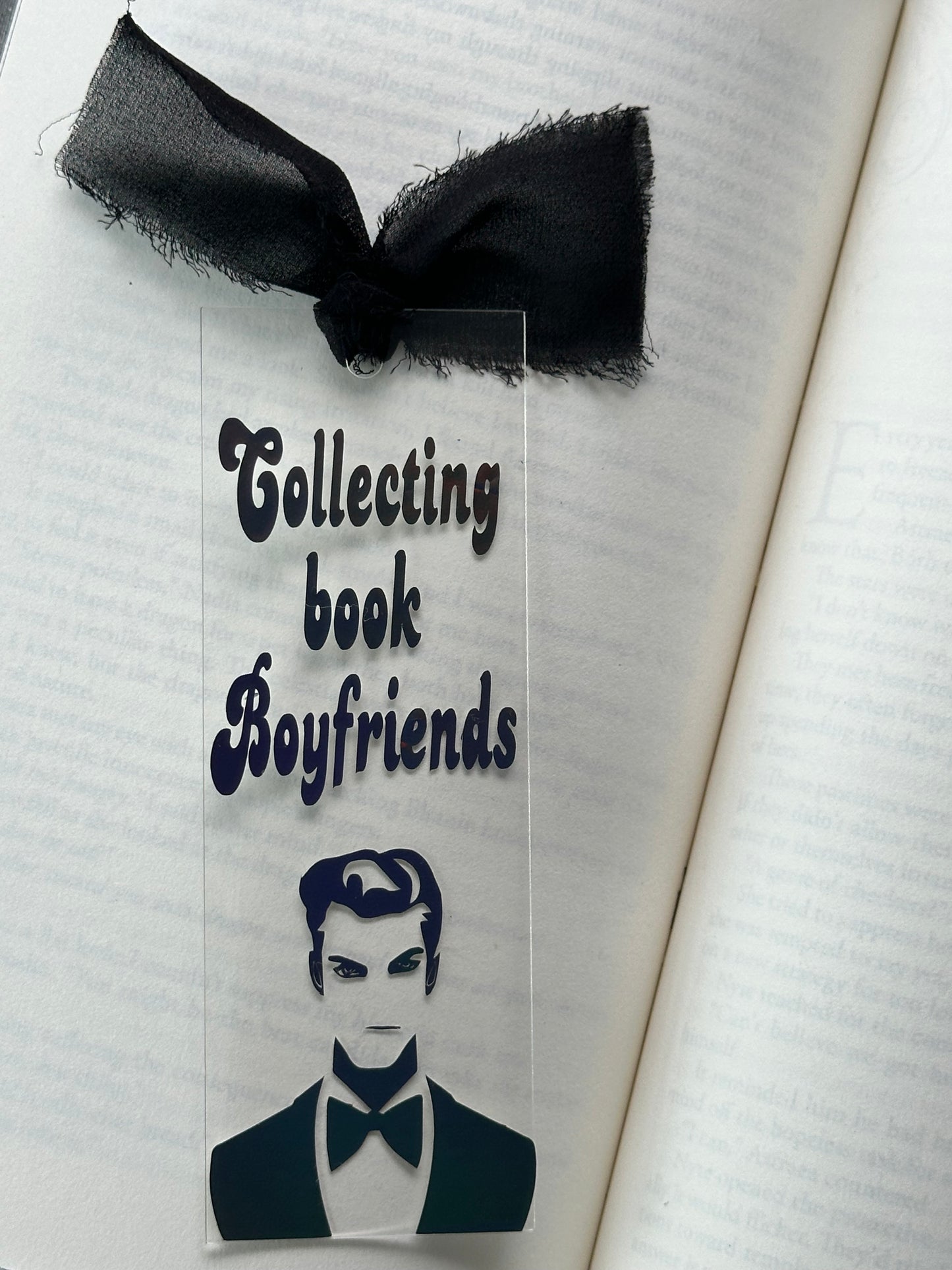 Collecting Book Boyfriends (Dark Romance) - Acrylic Bookmark