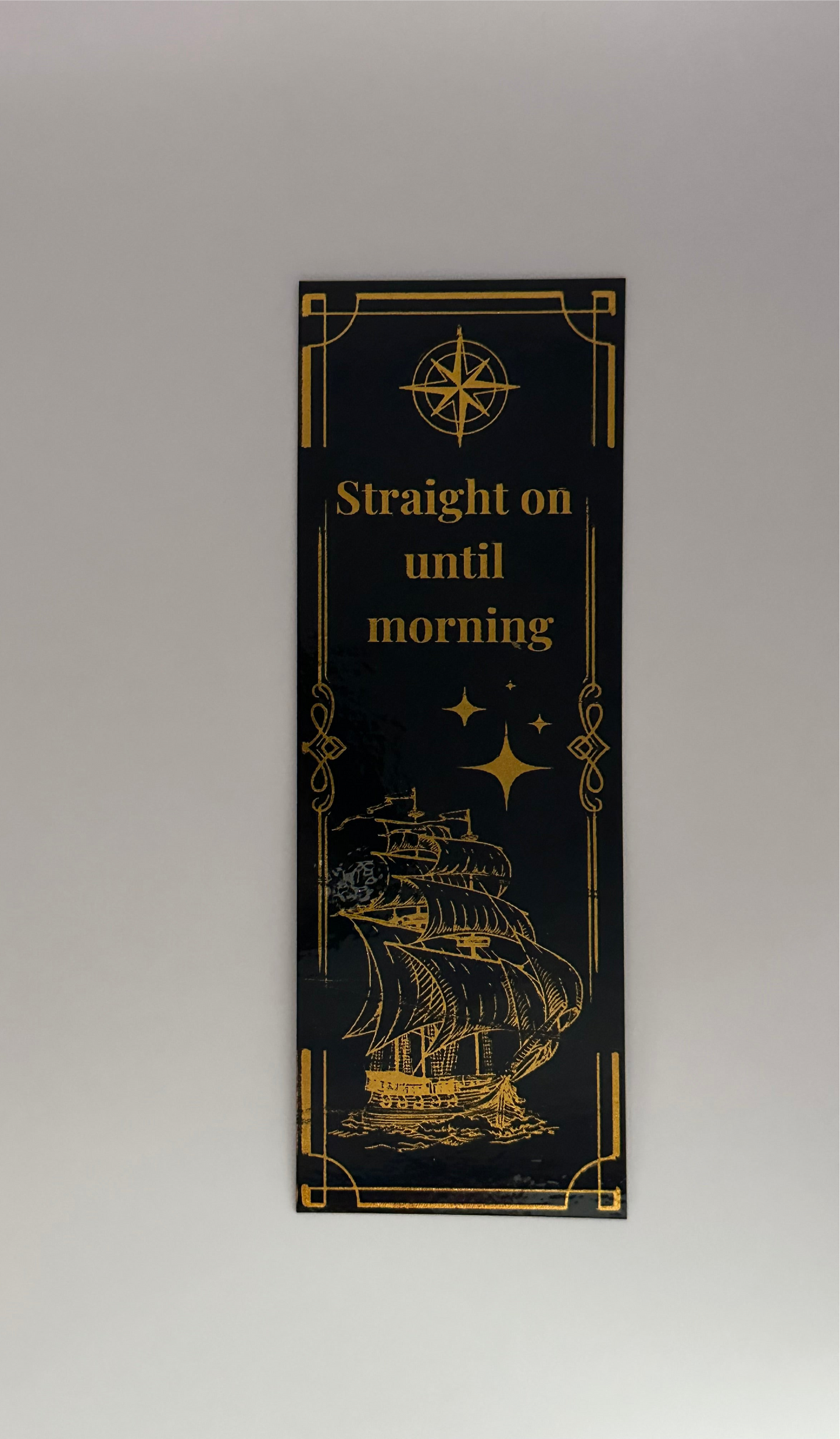 Straight On Until Morning - Foil Bookmark - (Gold)