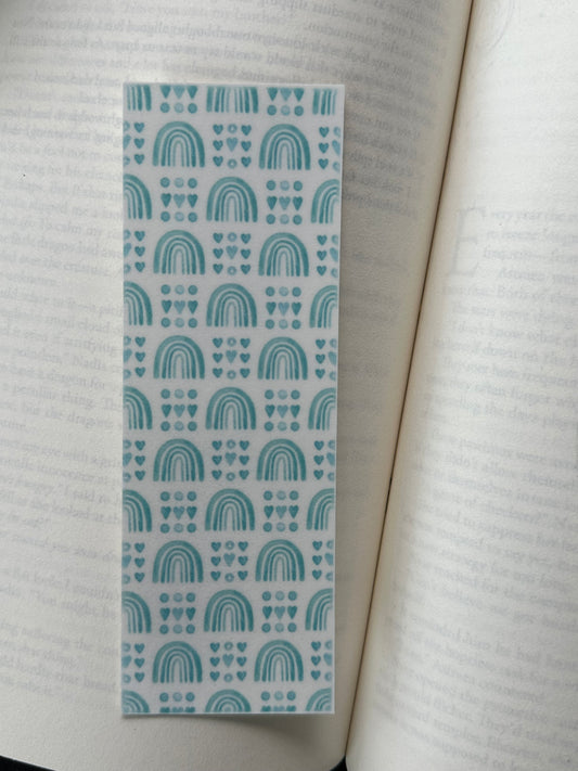 Rainbows & Hearts - Bookmark