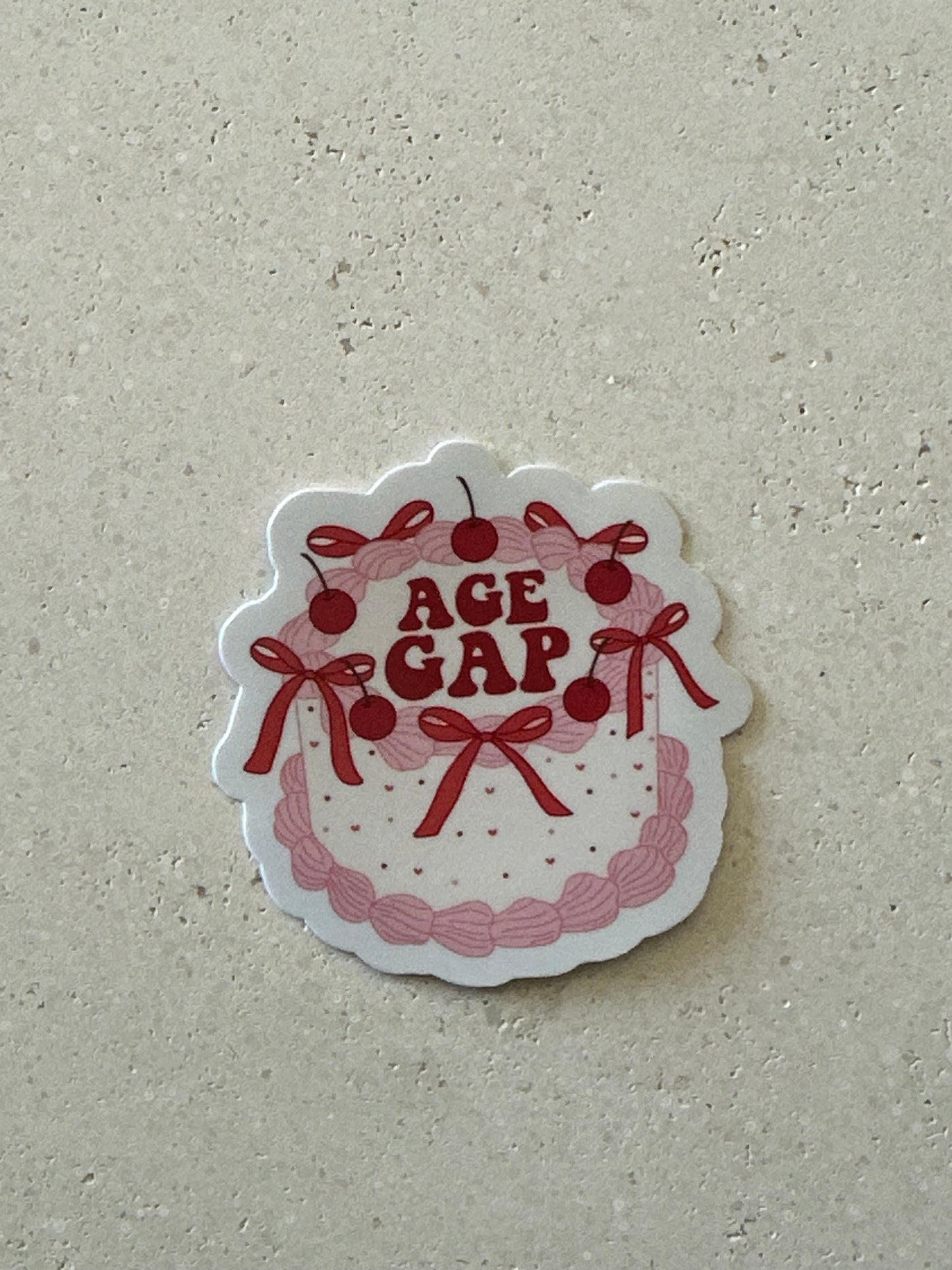 Age Gap Cake - Sticker