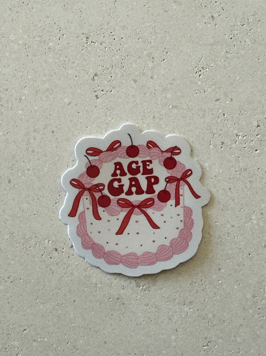 Age Gap Cake - Sticker