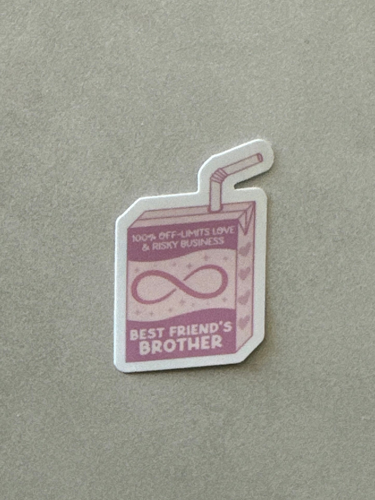Best Friends Brother Trope Juice box - Sticker