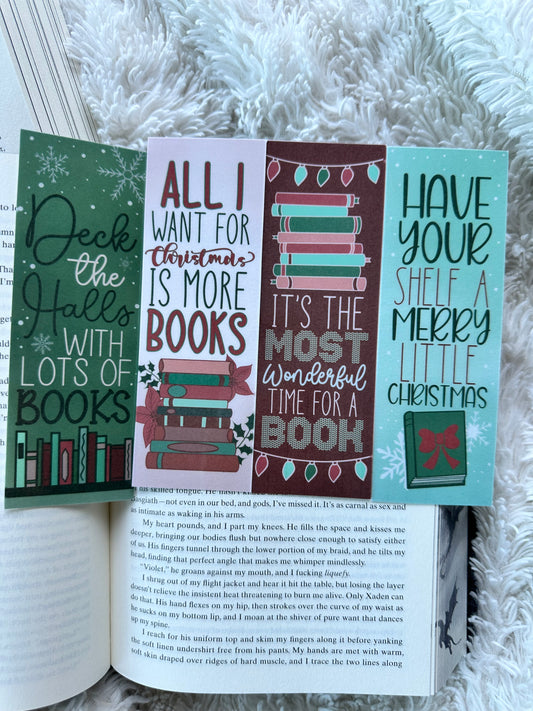 Xmas Bookmark Bundle - 4 Pack