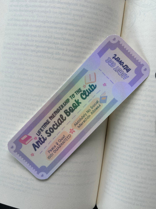 Admit One Introvert - Bookmark (Holographic)