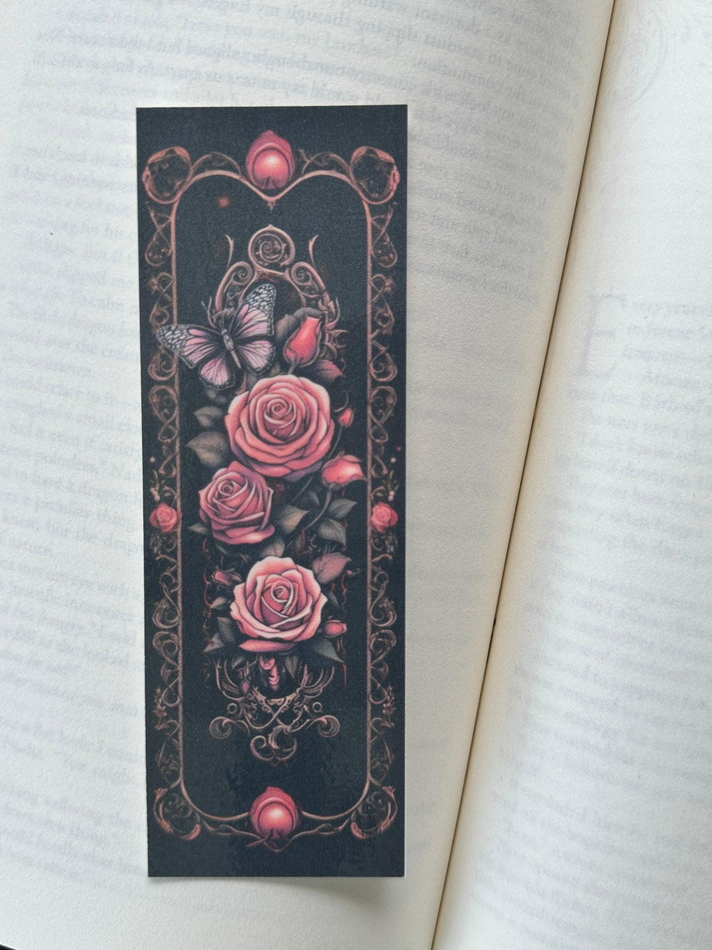 Dusty Rose Butterfly - Bookmark (18)