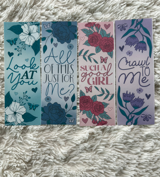 Spicy Romance Bookmark Bundle - 4 Pack