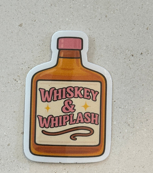 Whisky & Whiplash - Sticker