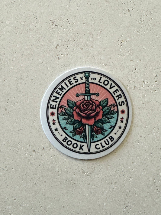 Enemies To Lovers Book Club - Sticker