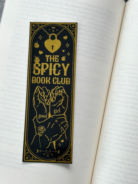 Spicy Book Club - Foil Bookmark - (Gold)