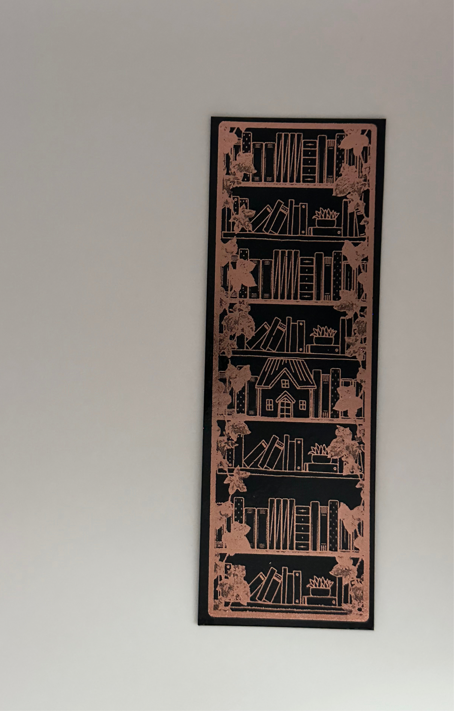 Bookshop - Foil Bookmark - (Rose Gold)
