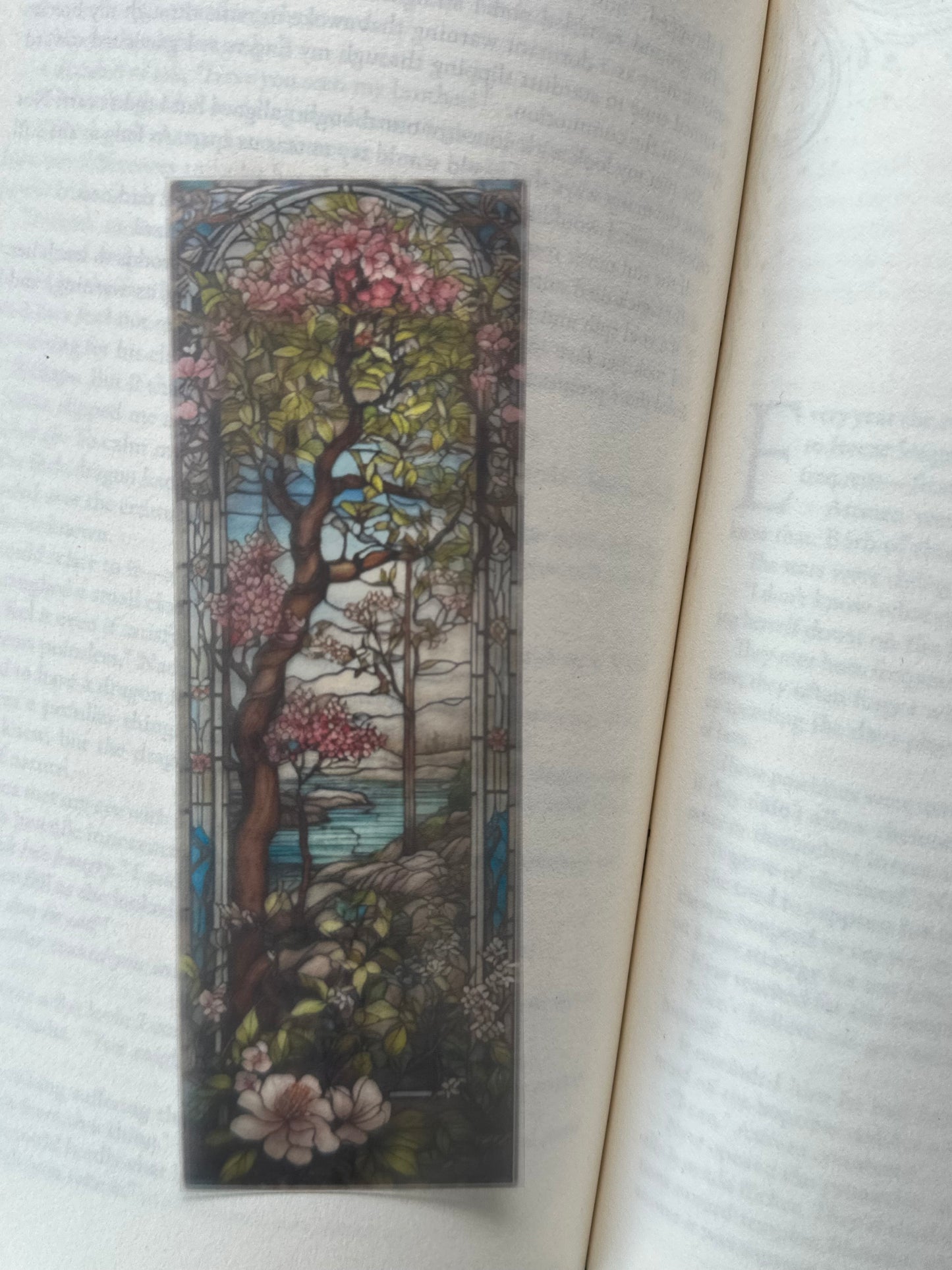 Stained Glass Style Landscape - Bookmark (42)