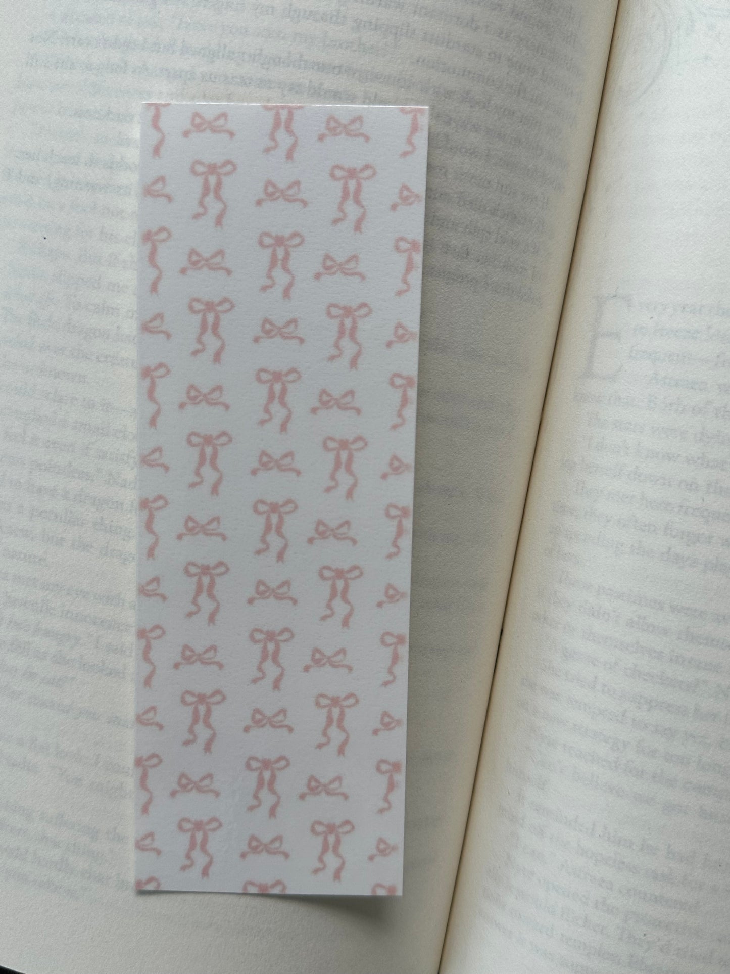 Light Pink Bows - Bookmark