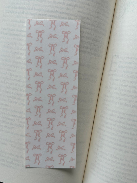 Light Pink Bows - Bookmark