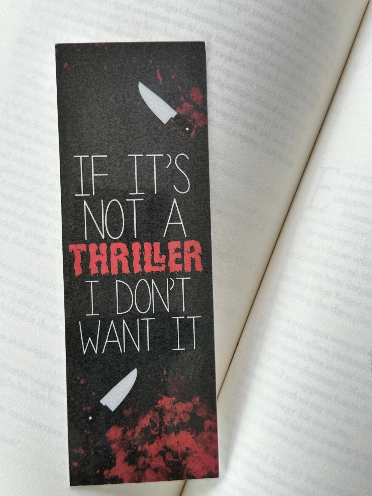 Thriller Bookmark Bundle - 4 Pack