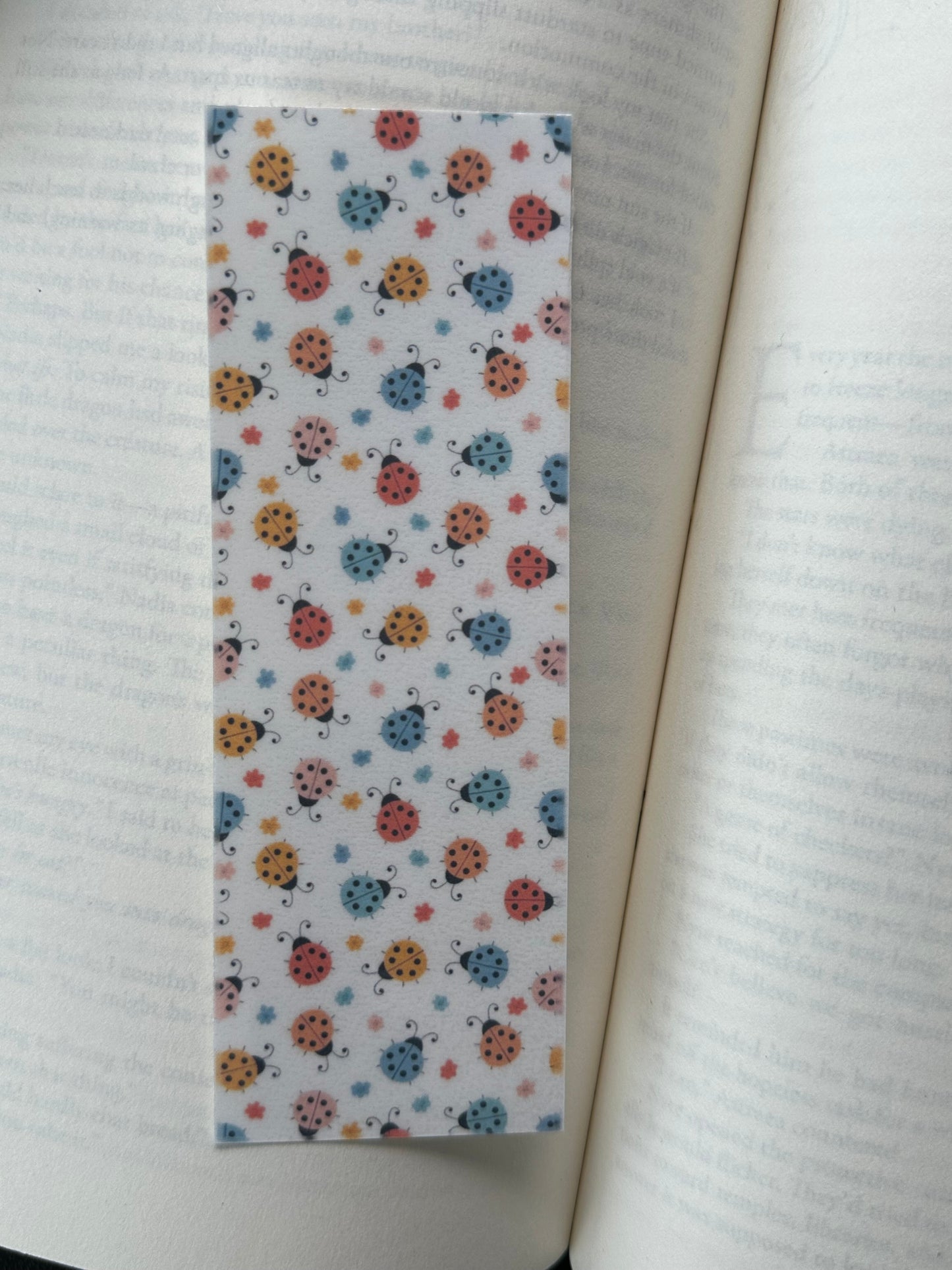 Colourful Ladybugs - Bookmark