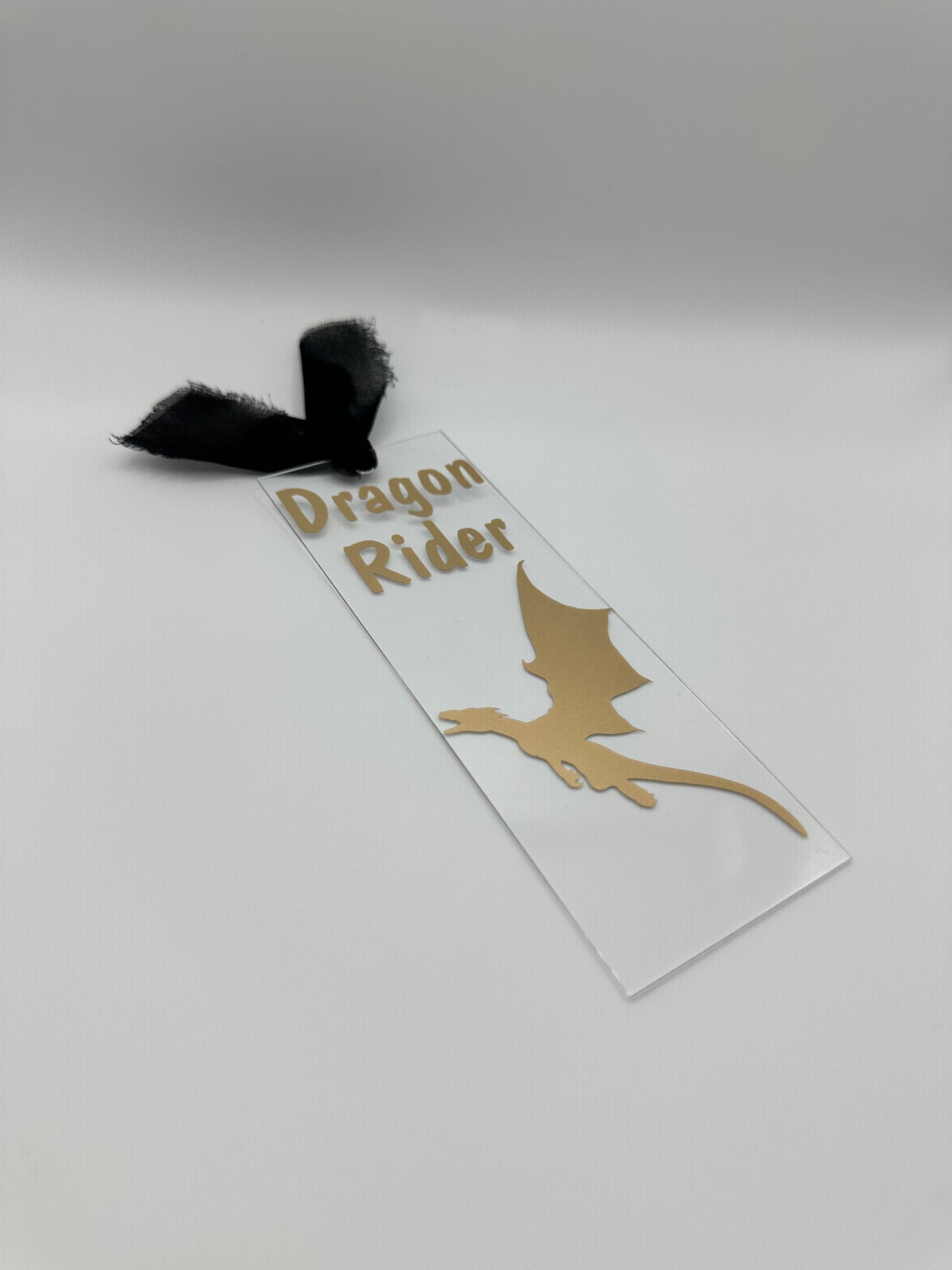 Dragon Rider (Gold) - Acrylic Bookmark