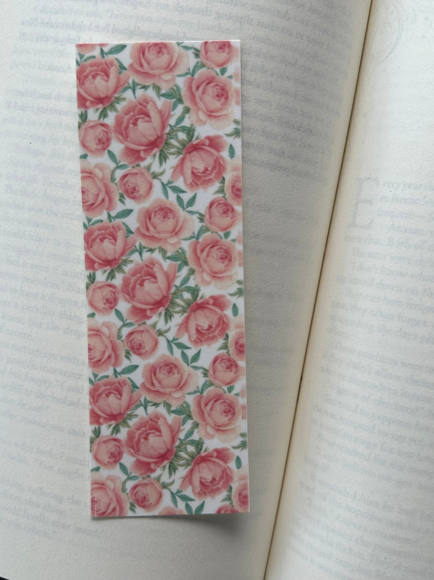 Pink Roses - Bookmark
