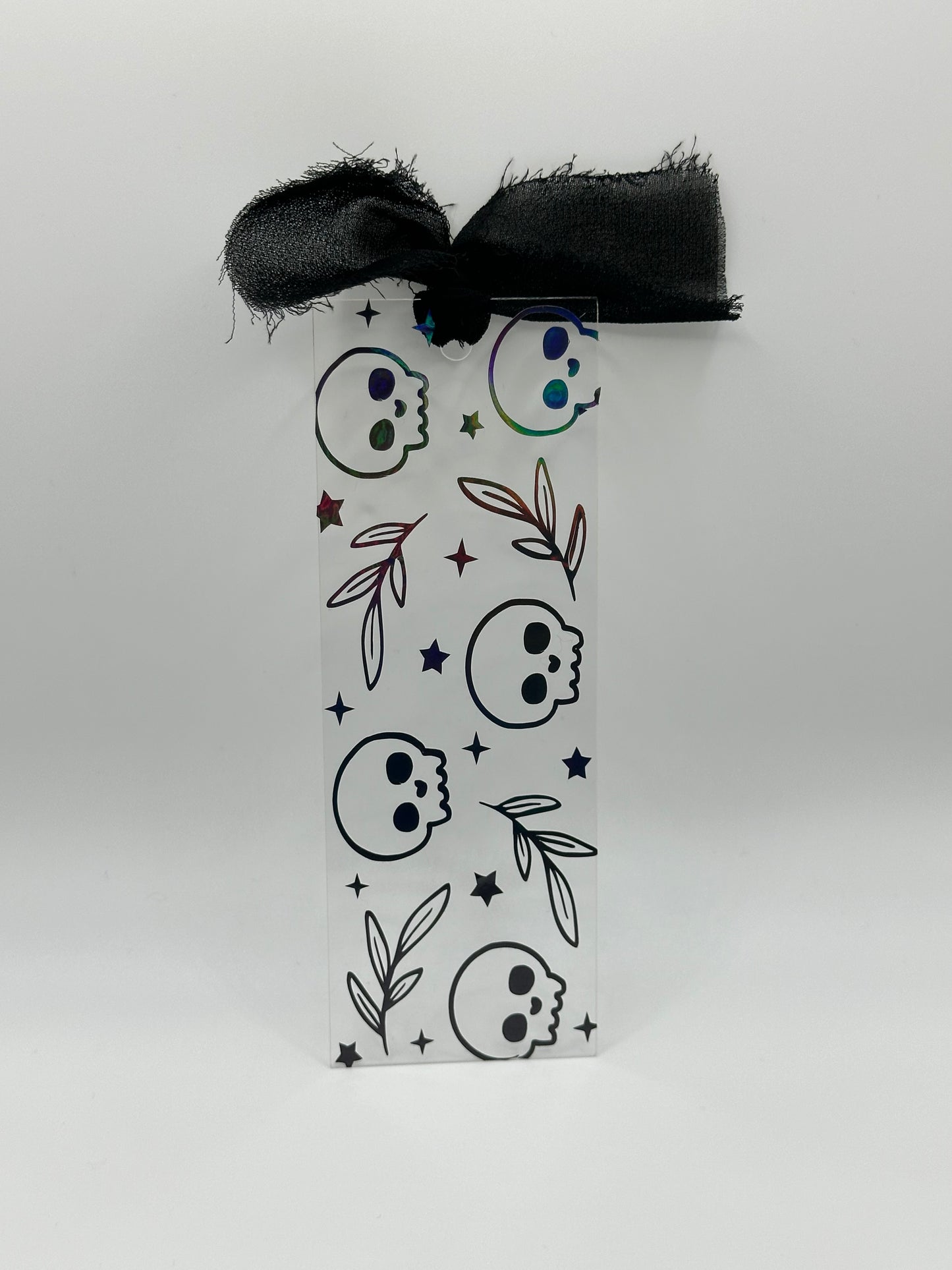 Skull and Plants - Acrylic Bookmark