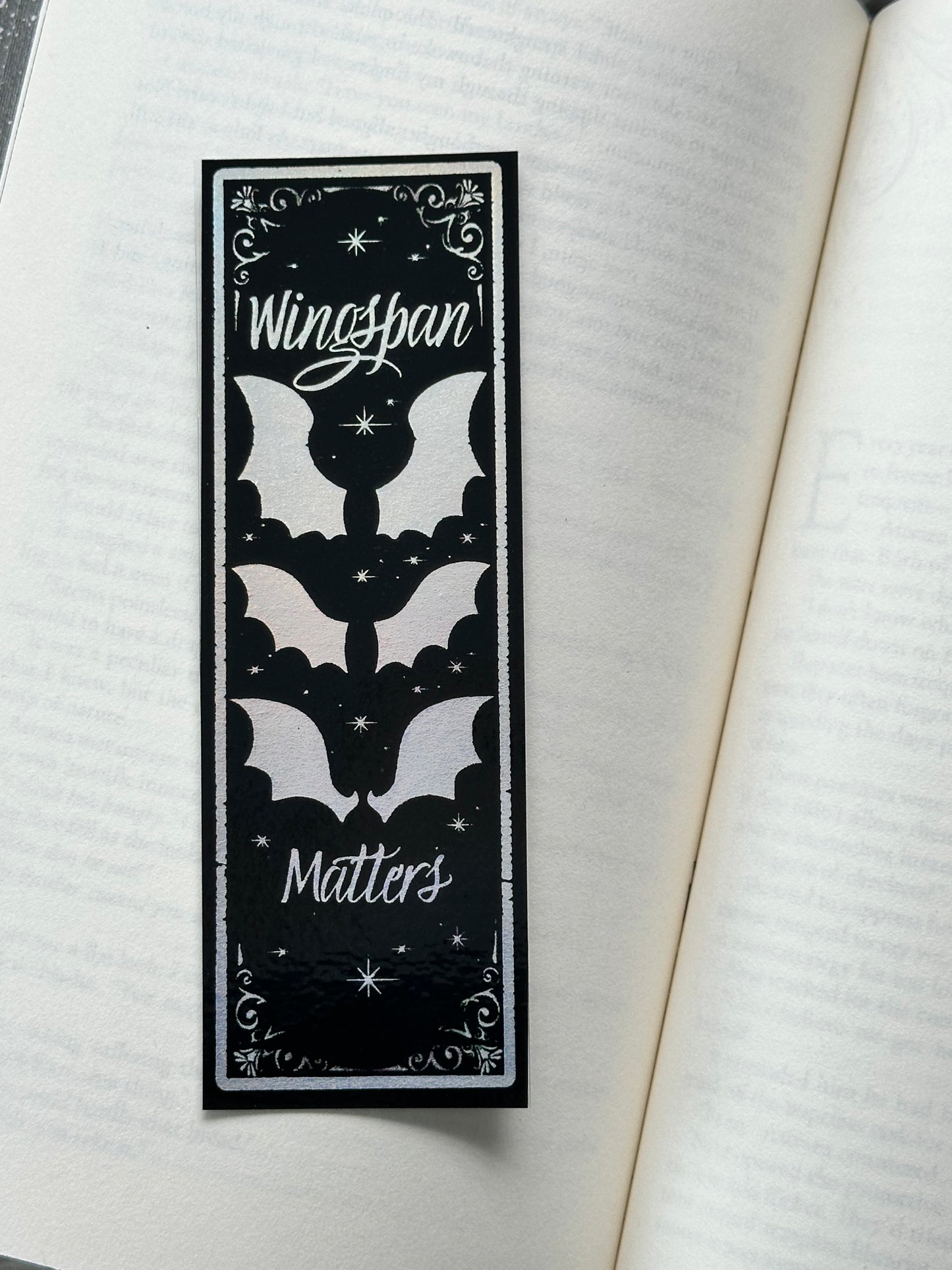 Wingspan Matters - Foil Bookmark - (Silver Holographic)
