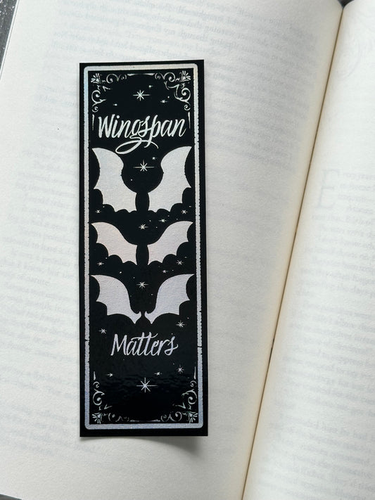 Wingspan Matters - Foil Bookmark - (Silver Holographic)
