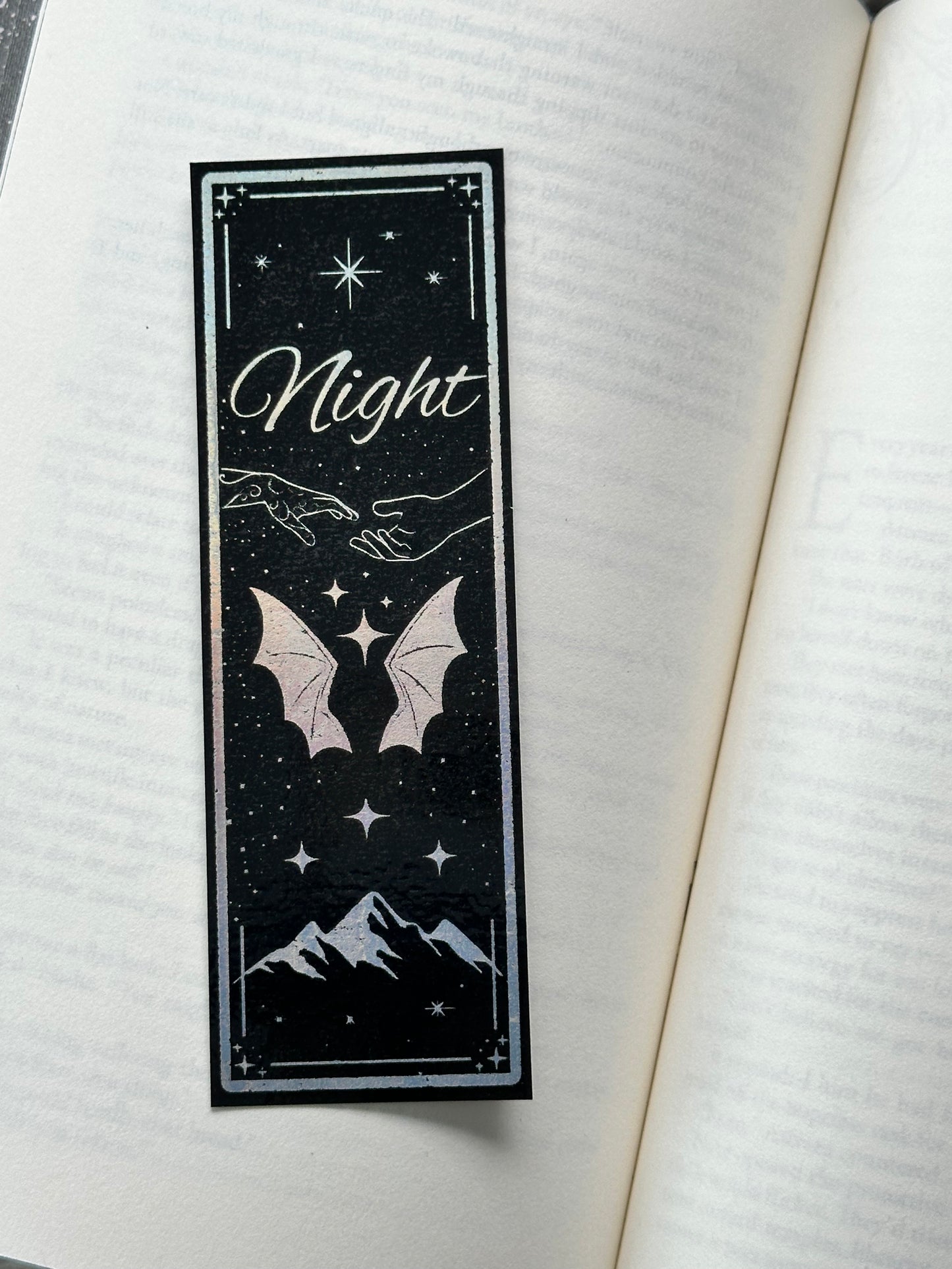 Night - Foil Bookmark - (Silver Holographic)