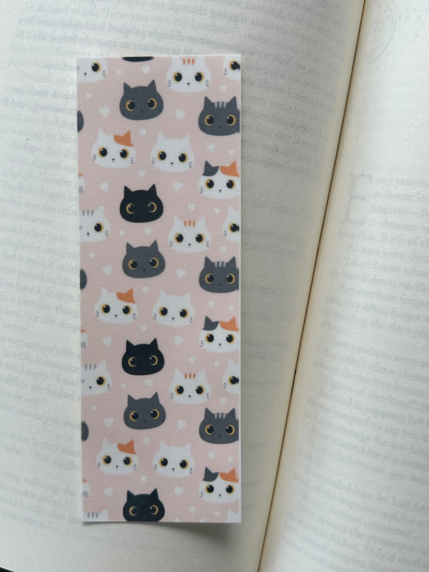 Cute Cats (Pink) - Bookmark