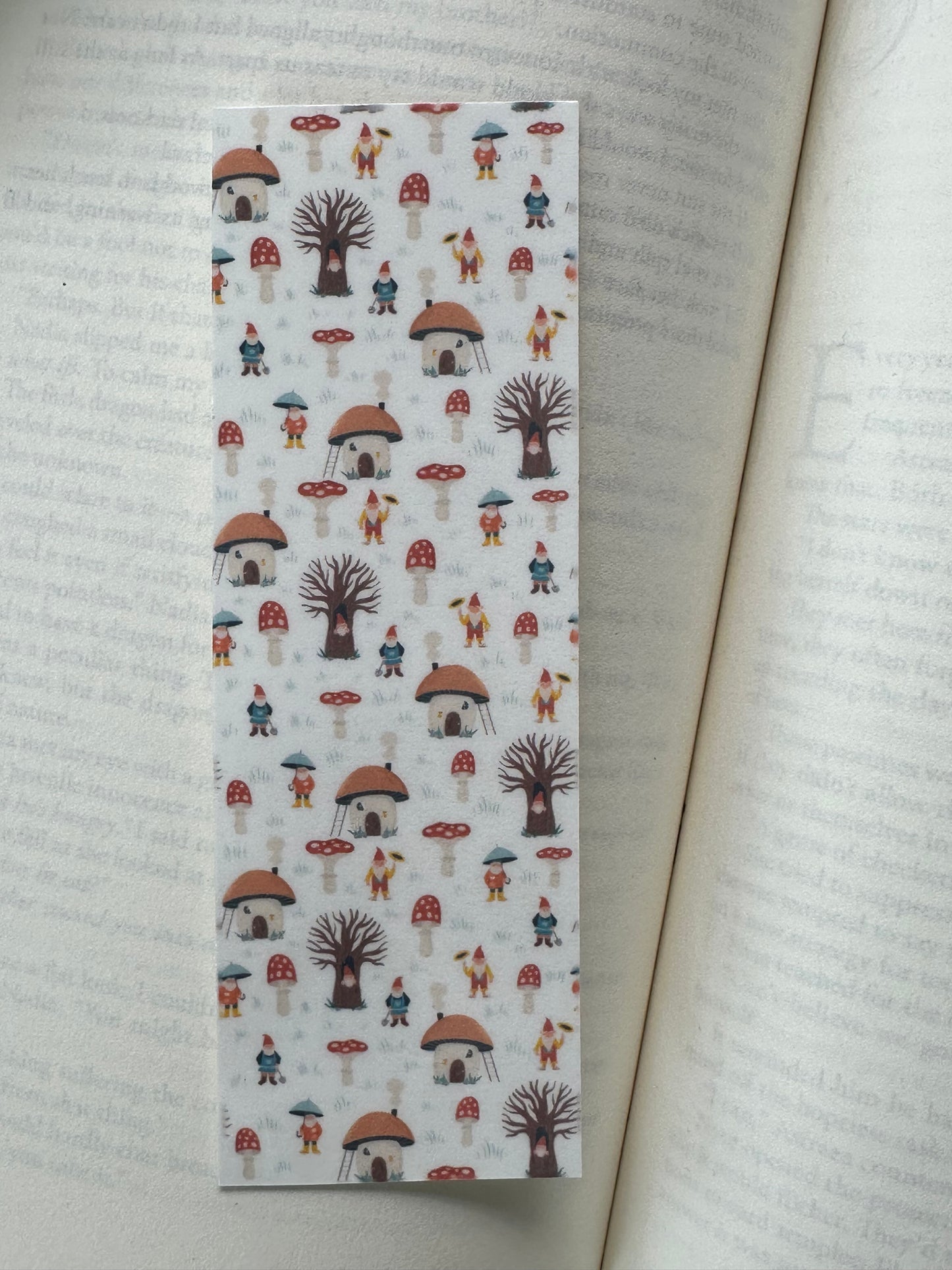 Gnomes & Mushroom Homes - Bookmark