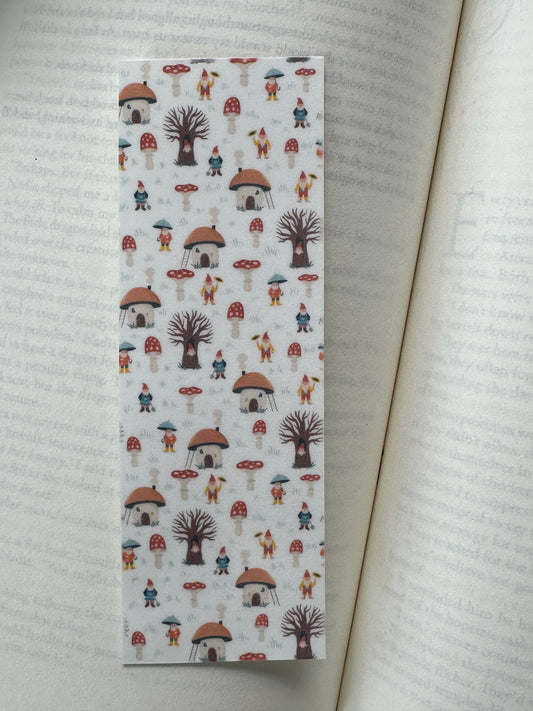 Gnomes & Mushroom Homes - Bookmark