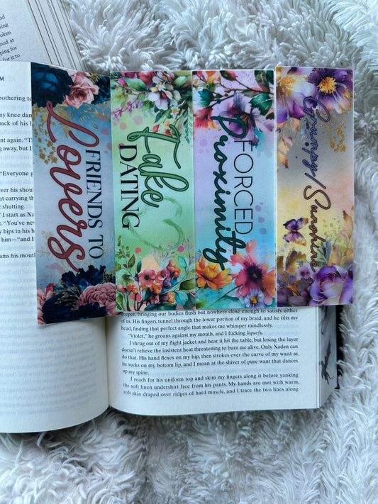 Dating Tropes (2) Bookmark Bundle - 4 Pack