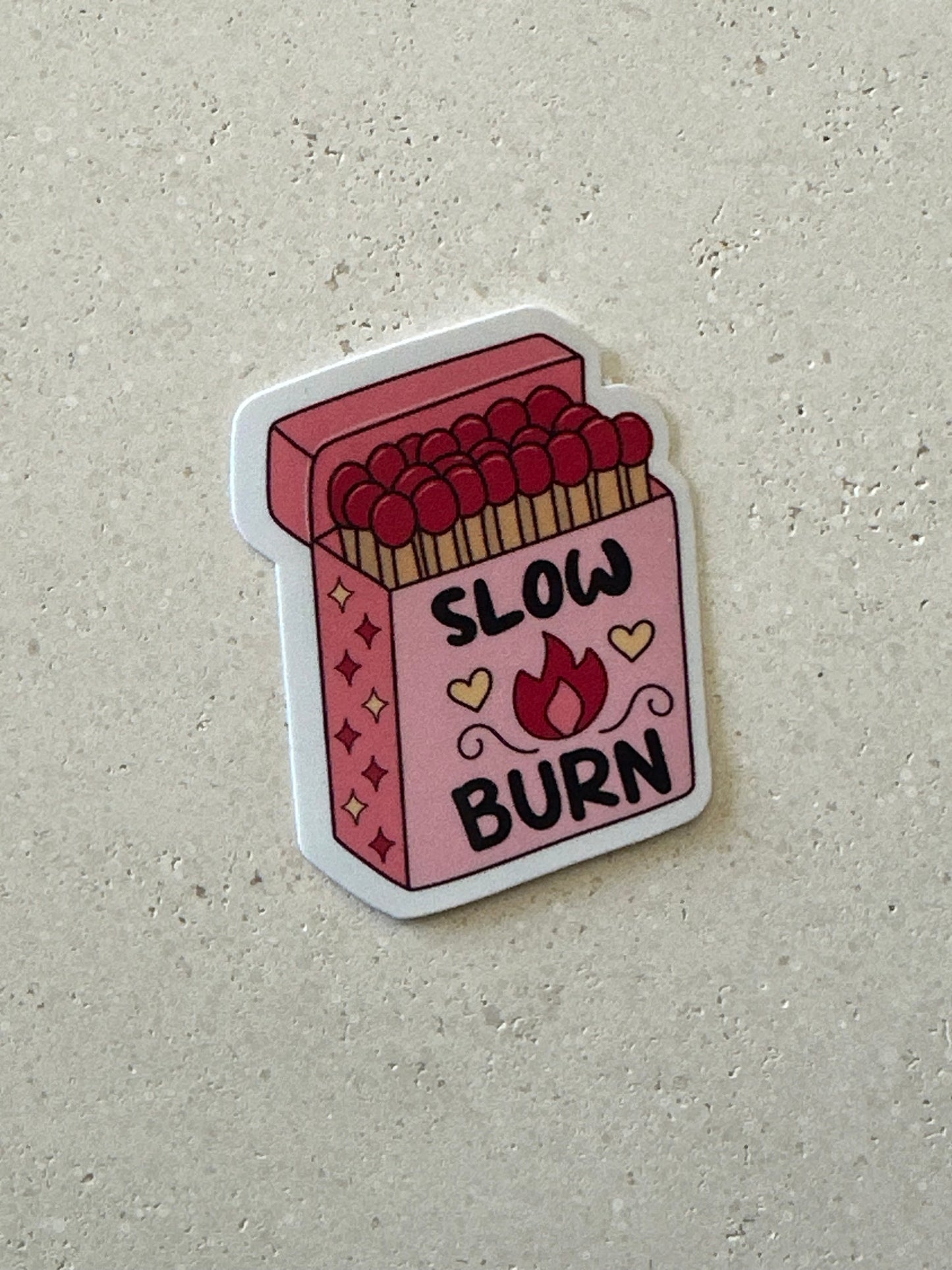 Slow Burn Match Box - Sticker