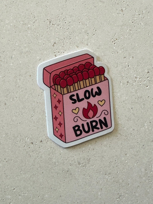Slow Burn Match Box - Sticker