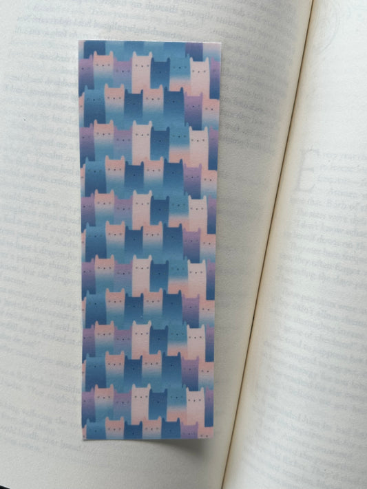Multi Coloured Cats - Bookmark