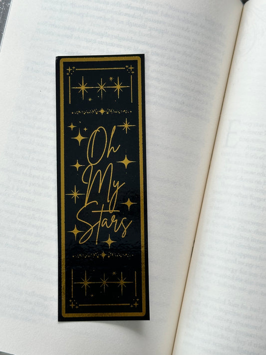 Oh My Stars - Foil Bookmark - (Gold)