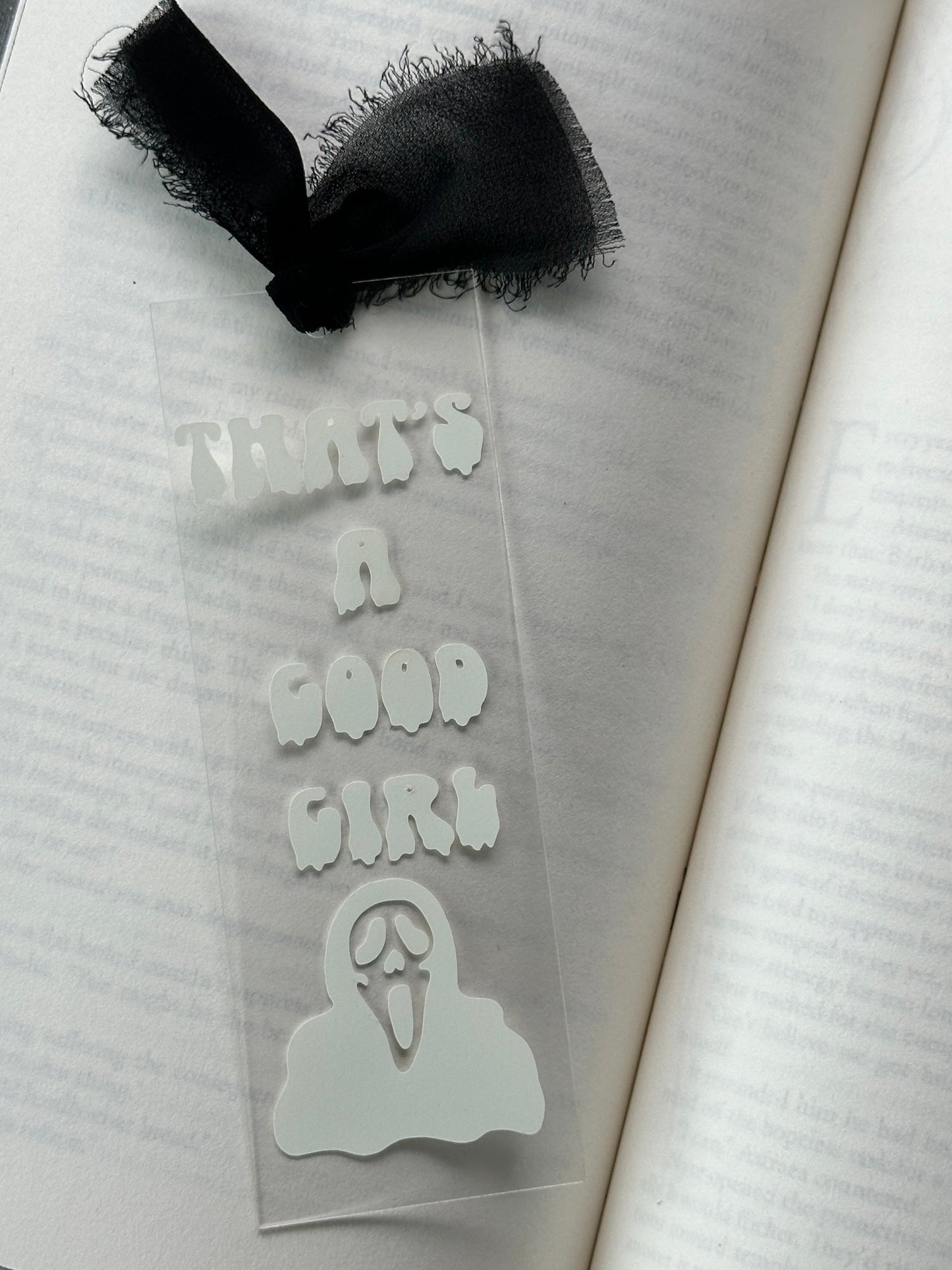 Glow In The Dark - Good Girl - Acrylic Bookmark
