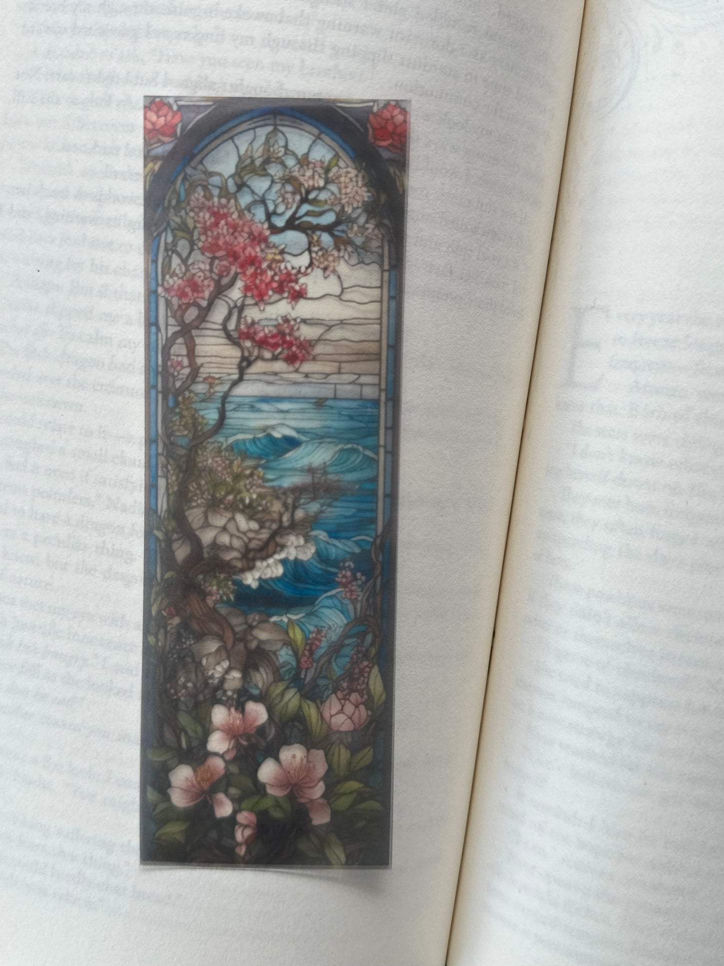 Stained Glass Style Landscape - Bookmark (32)