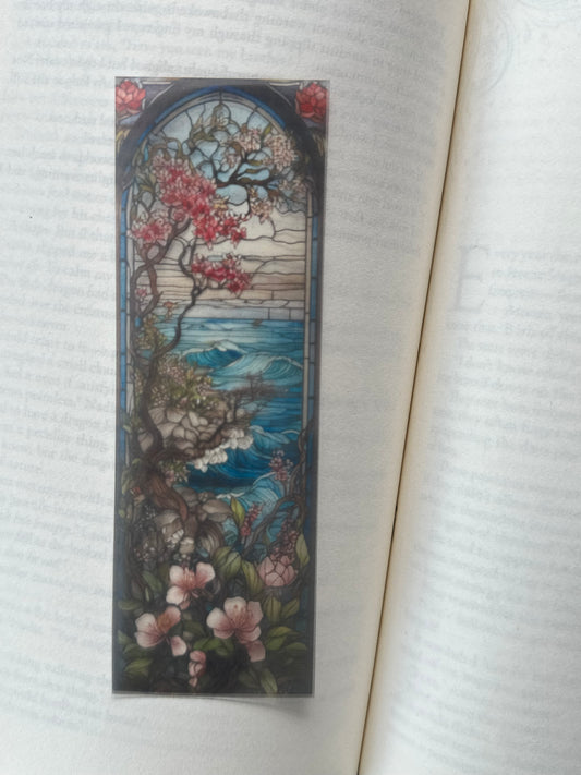 Stained Glass Style Landscape - Bookmark (32)